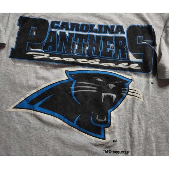 Carolina Panthers vintage 1995 debut season NFL - licensed graphic tee RARE